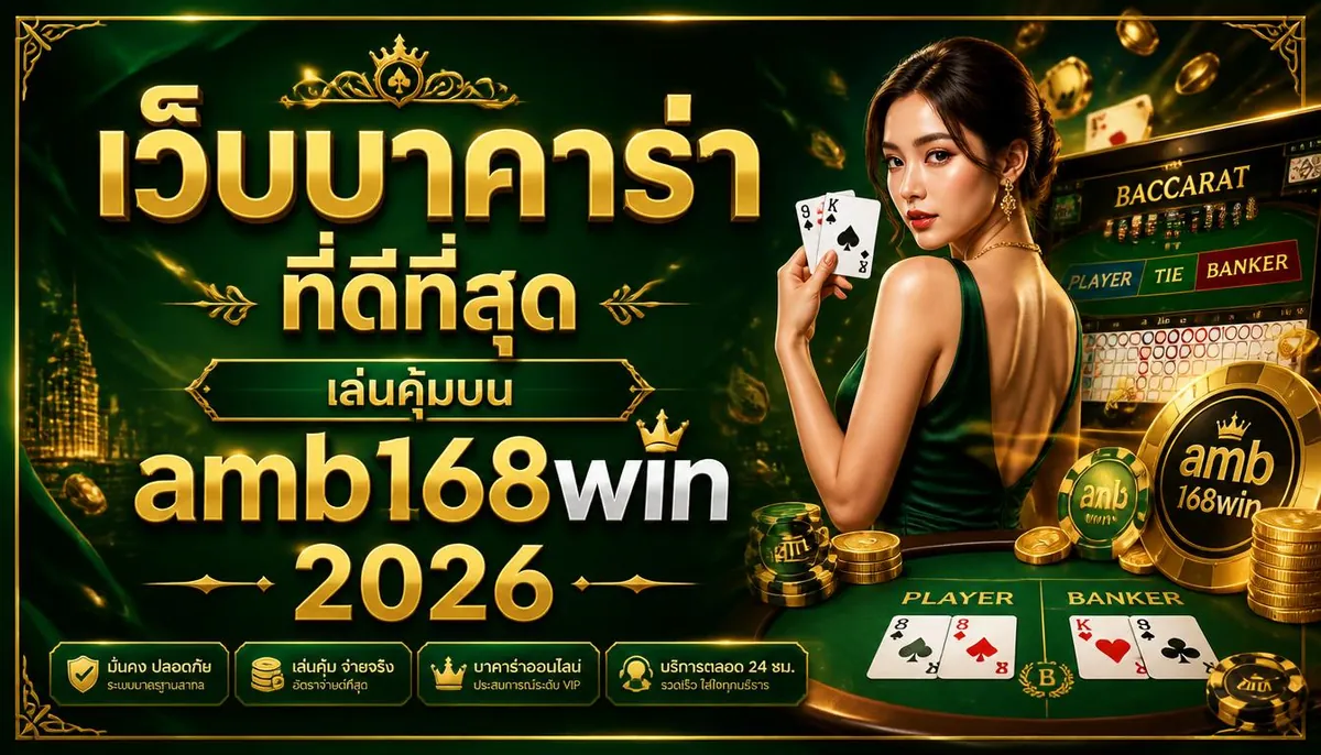 เว็บบาคาร่าที่ดีที่สุด เล่นคุ้มบน amb168win 2026